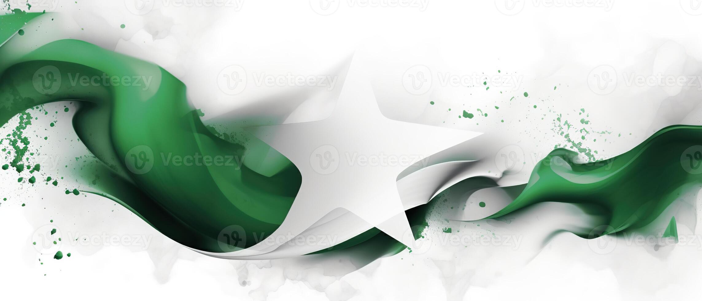 Banner for the independence or republic day of Nation. 3d brush stroke. . photo