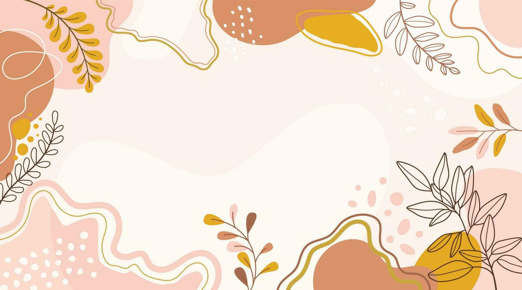 Design banner frame background .Colorful poster background vector illustration.Exotic plants, branches,art print for beauty, fashion and natural products,wellness, wedding and event.