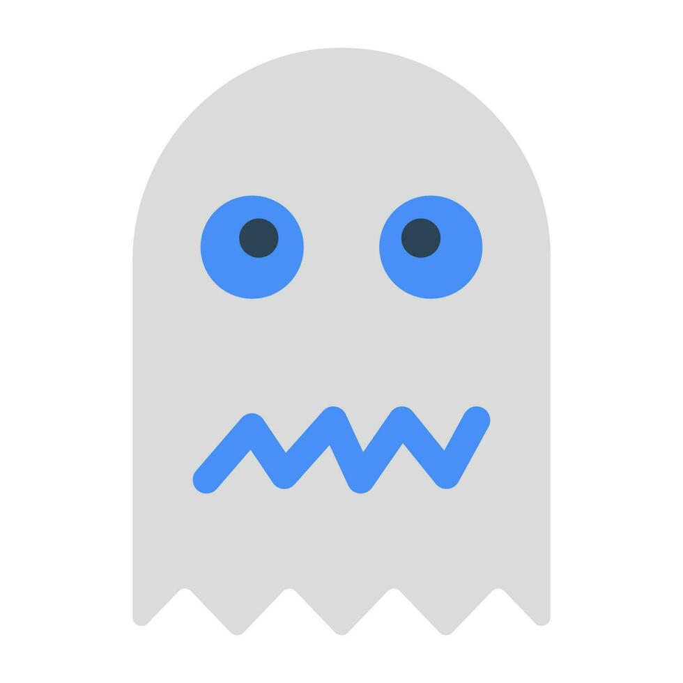 Creative design icon of ghost game vector