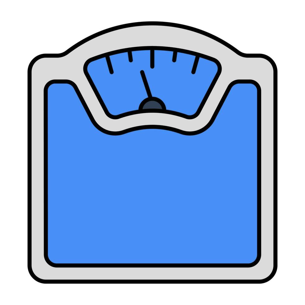 An icon design of weight scale vector