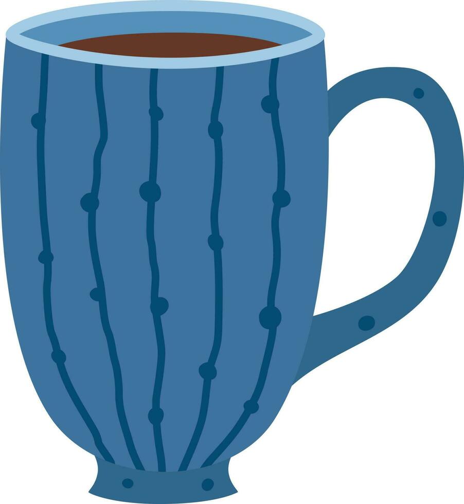 Cup cartoon illustration vector