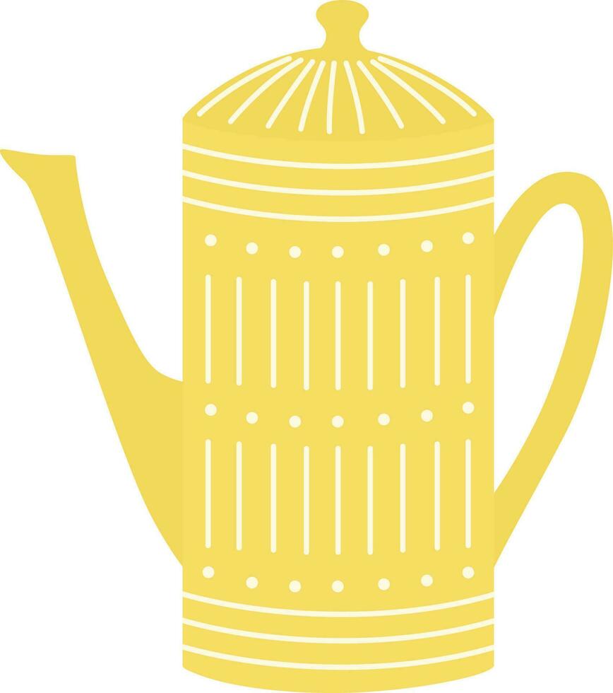 teapot cartoon illustration vector