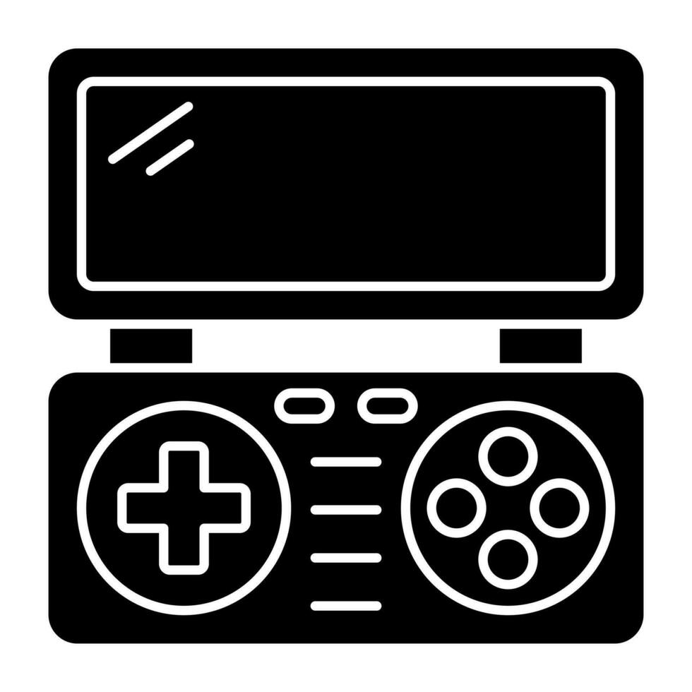 icono de diseño moderno de la consola de juegos vector