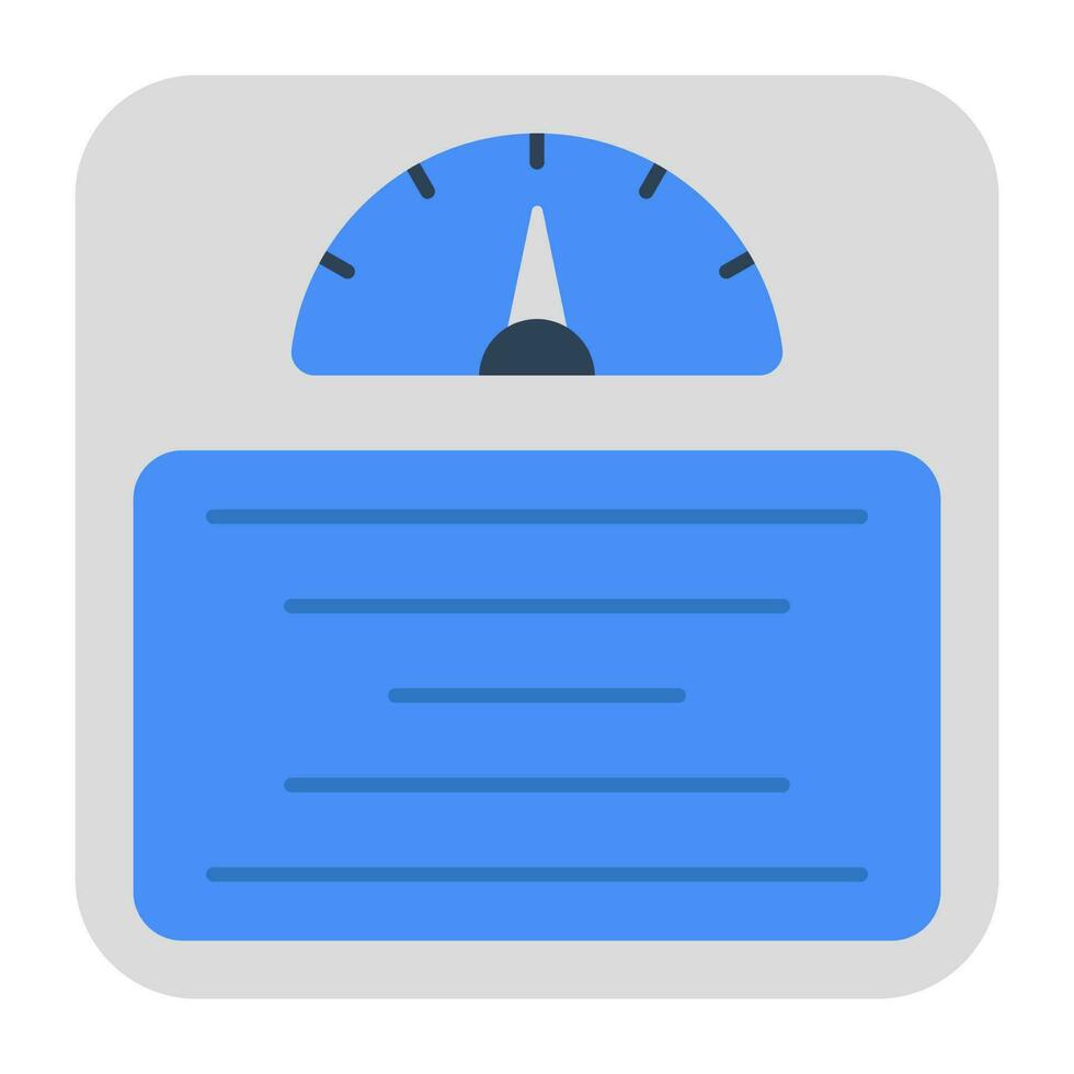 An icon design of weight scale vector
