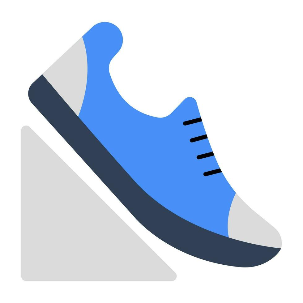 An editable design icon of runner vector