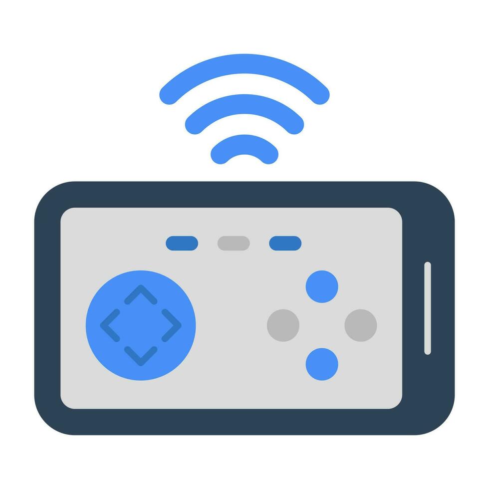 A flat design, icon of mobile game vector