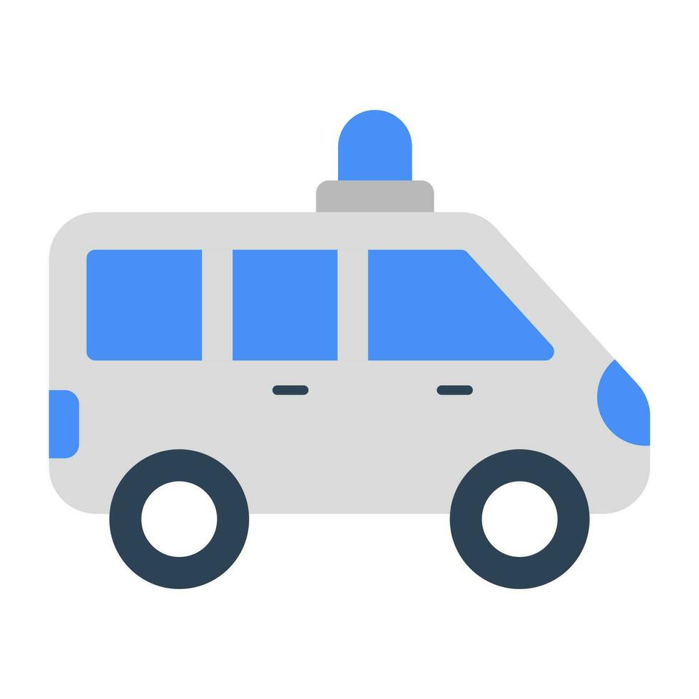 Vector design of ambulance, medical emergency vehicle