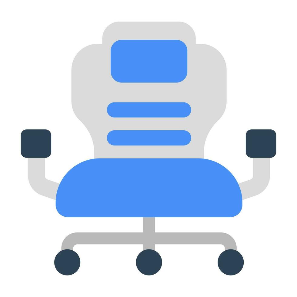 Premium download icon of swivel chair vector