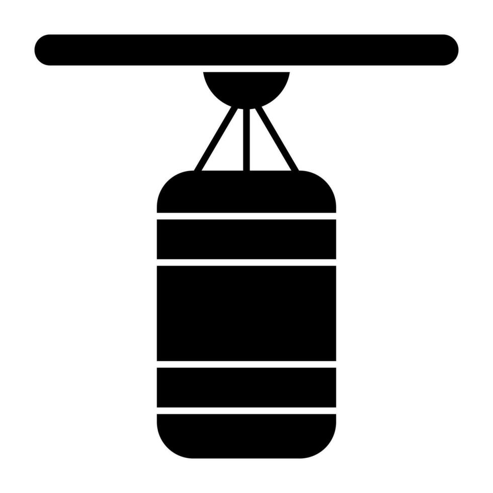 A modern design icon of punching bag vector