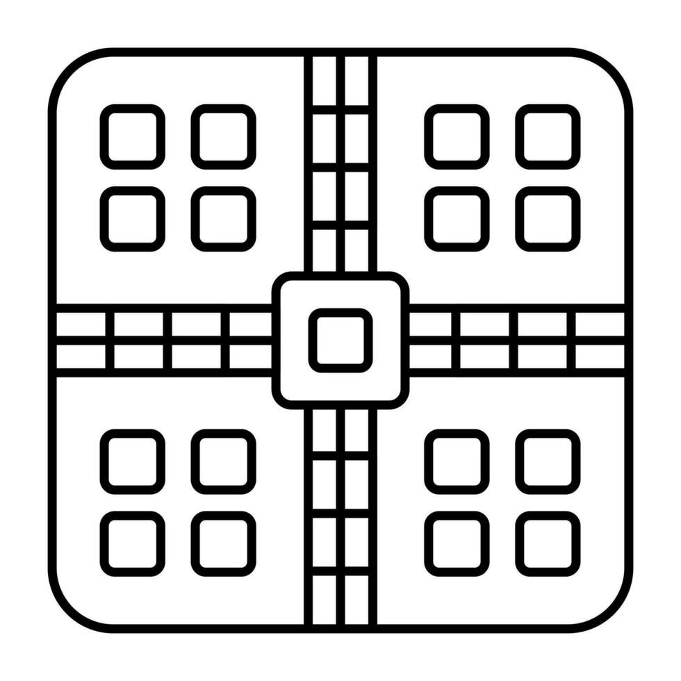 A perfect design icon of ludo board vector
