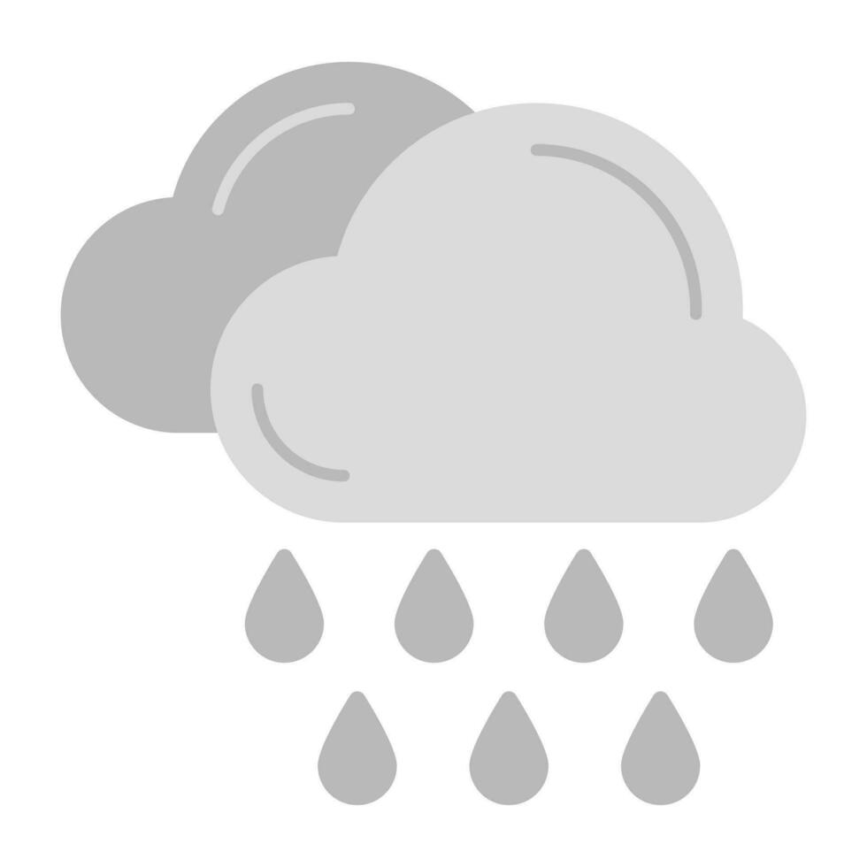 icono de lluvia en un diseño perfecto vector