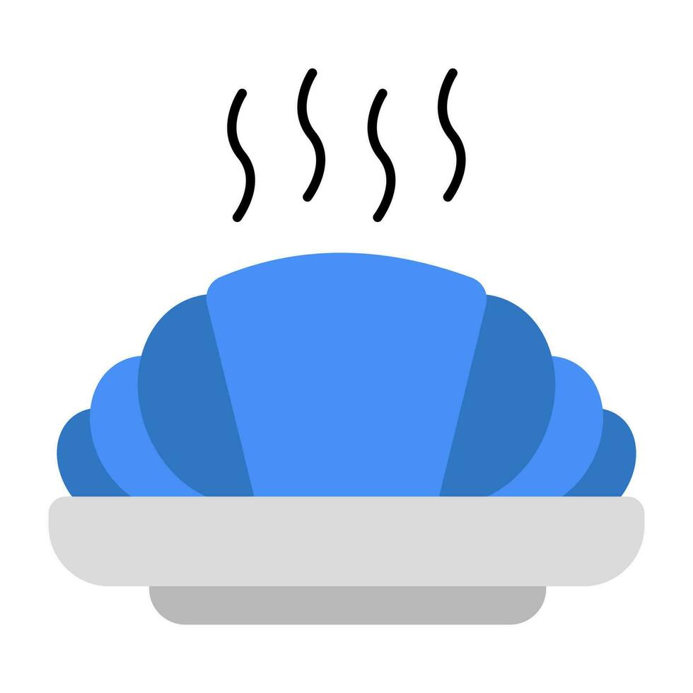 Modern design icon of croissant vector