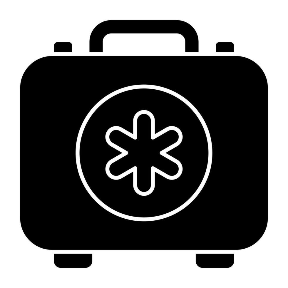 Vector design of first aid kit