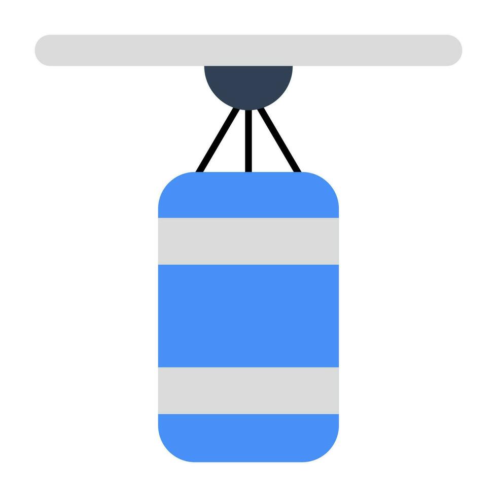A modern design icon of punching bag vector