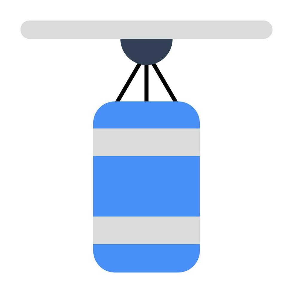 A modern design icon of punching bag vector