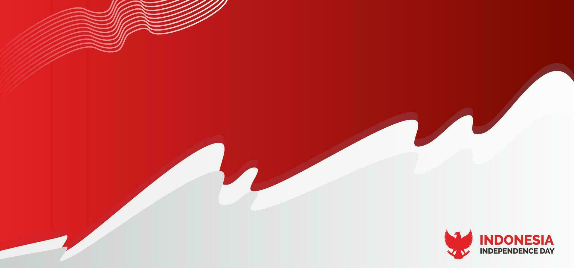 banner red and white vector