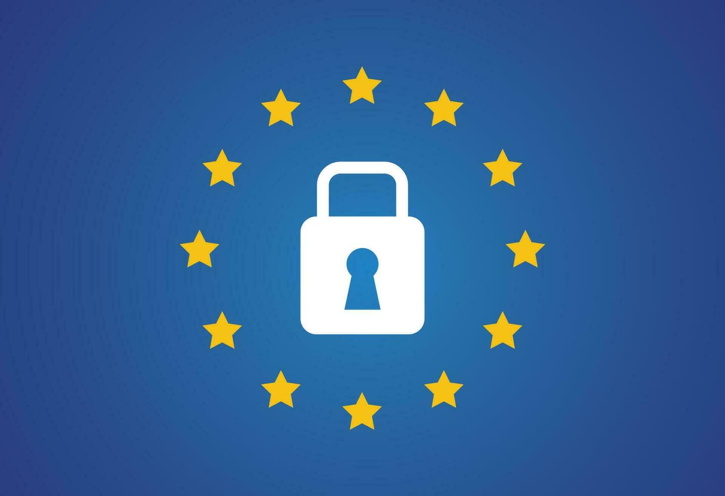 gdpr - general datos proteccion regulación vector