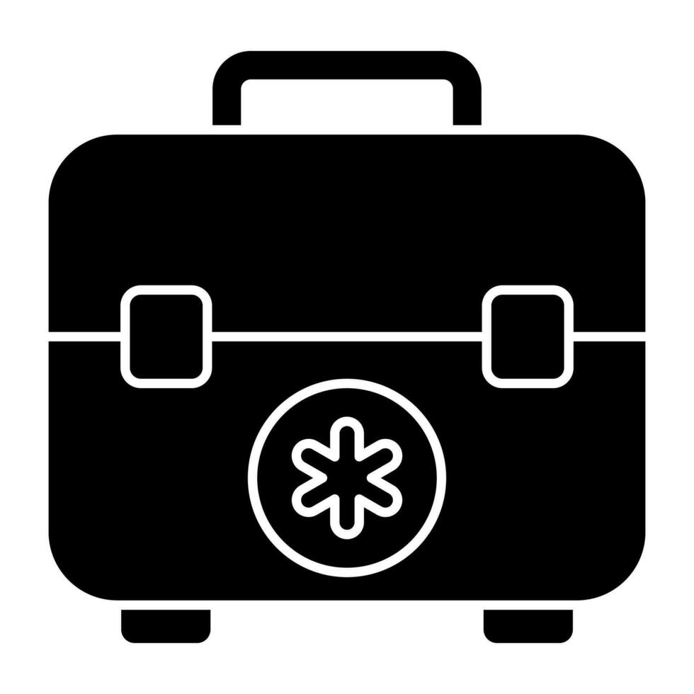 Vector design of first aid kit