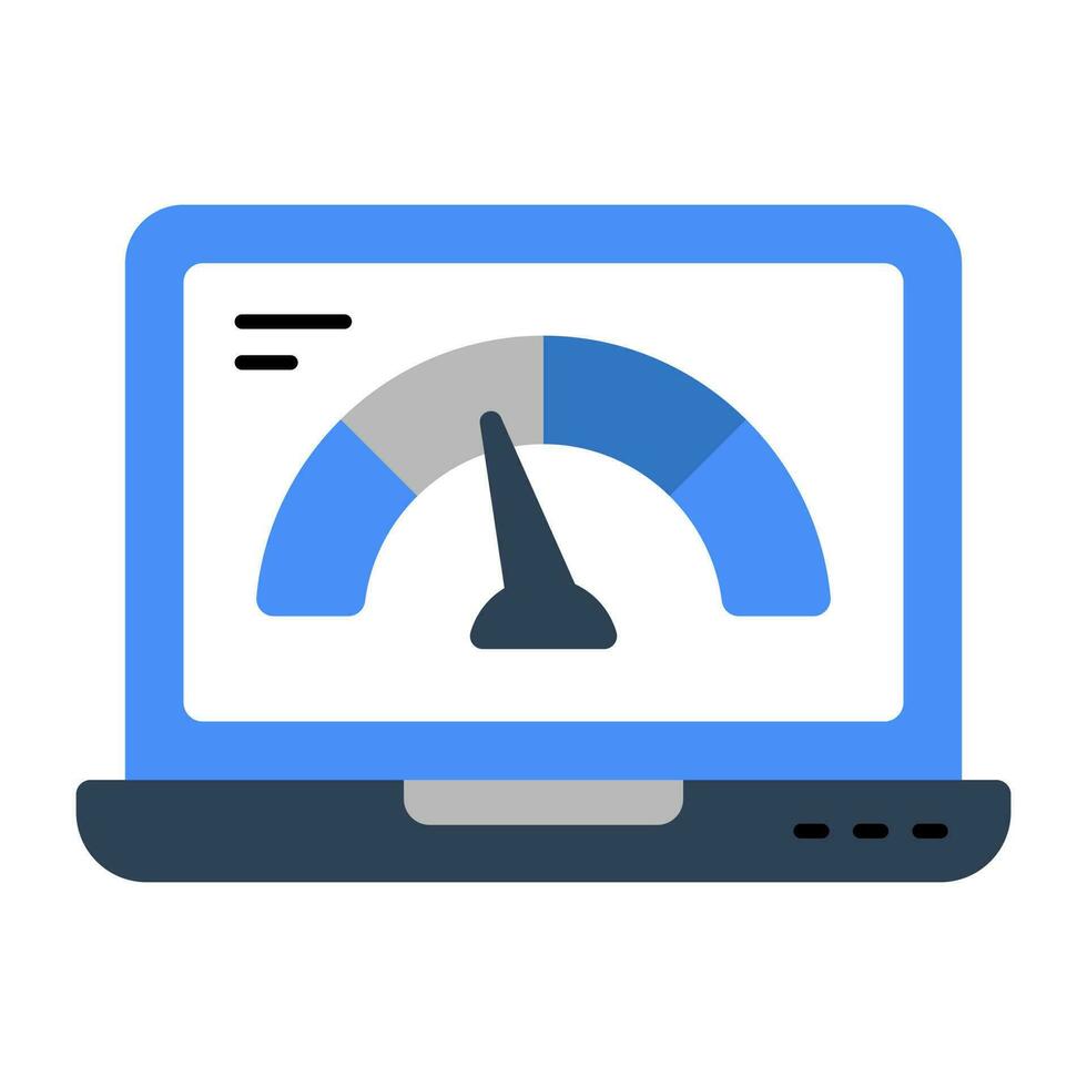 Modern design icon of system speed optimization vector