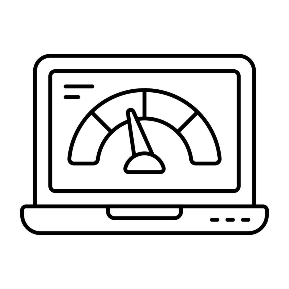 Modern design icon of system speed optimization vector