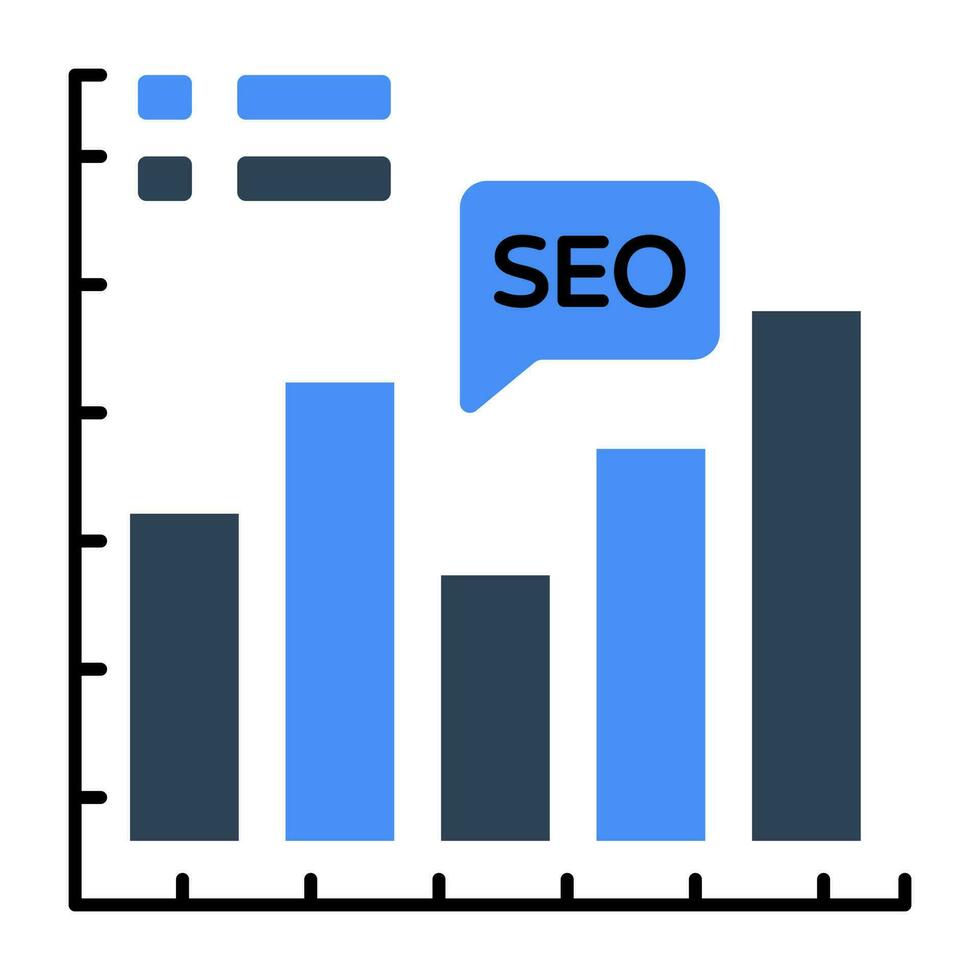 Modern design icon of data analytics vector
