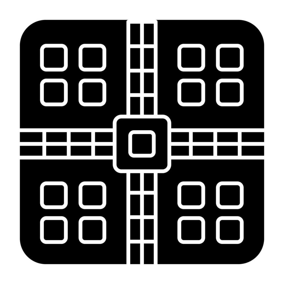 un Perfecto diseño icono de ludo tablero vector