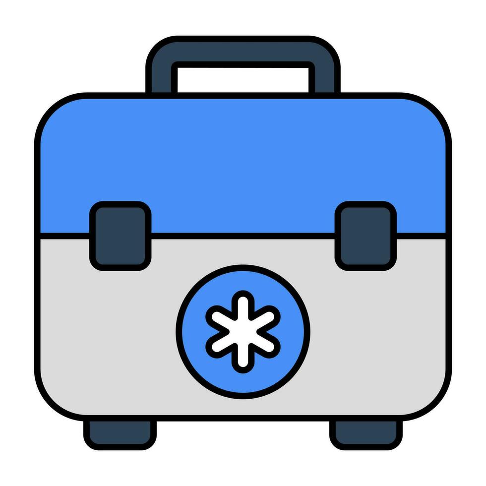 Vector design of first aid kit