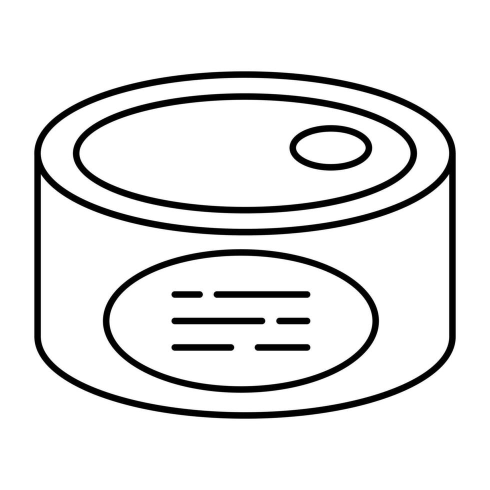 Unique design icon of canned food vector