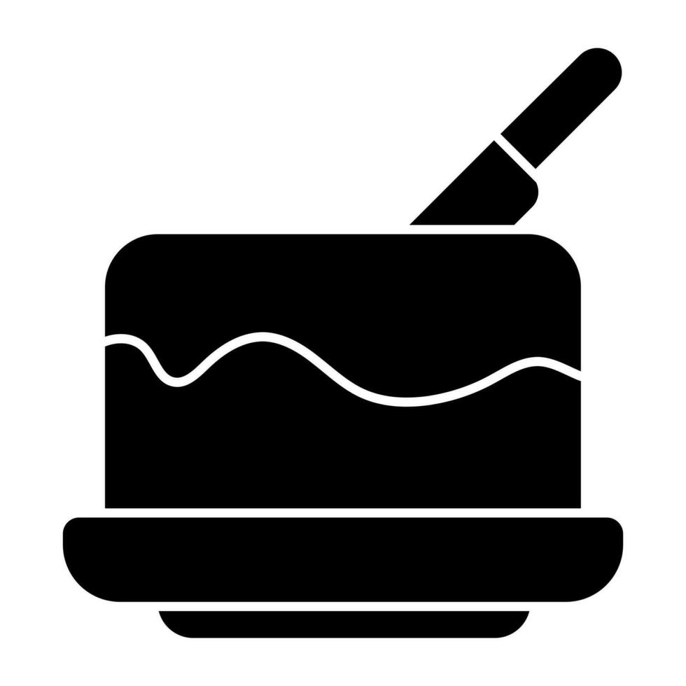 un icono de diseño perfecto de pastel vector