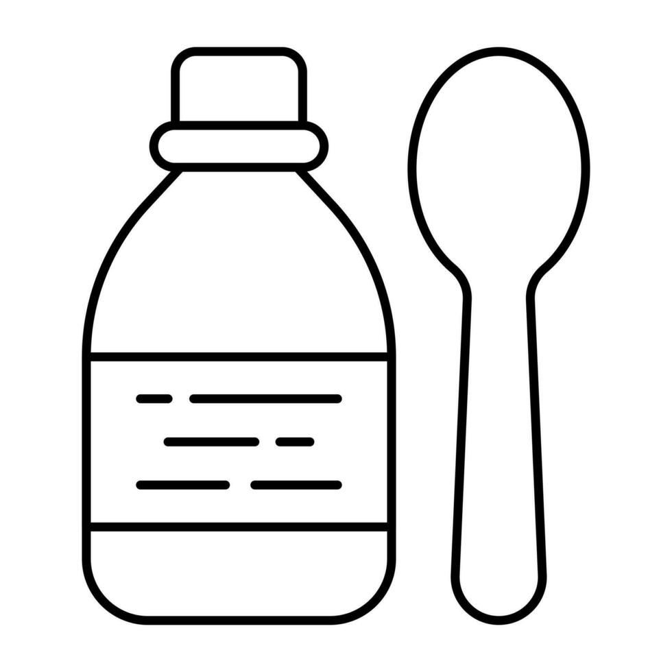 Perfect design icon of syrup bottle vector