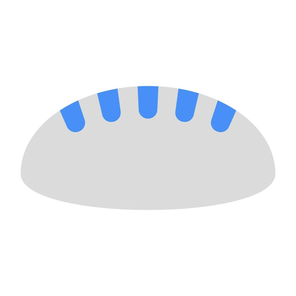 Trendy design icon of baguette vector