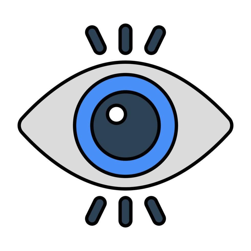 Trendy vector design of eye 23897645 Vector Art at Vecteezy