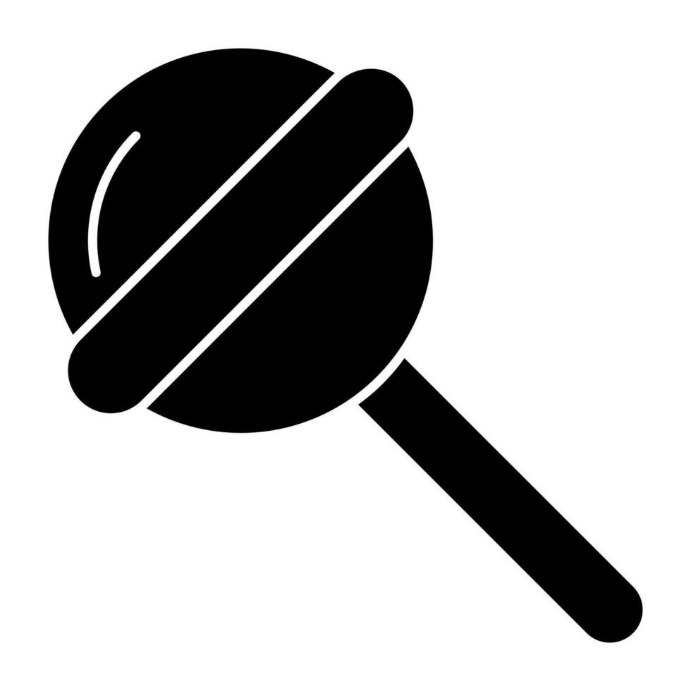 A unique design icon of lollipop vector