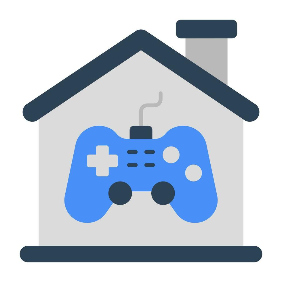 Modern design icon of game house vector