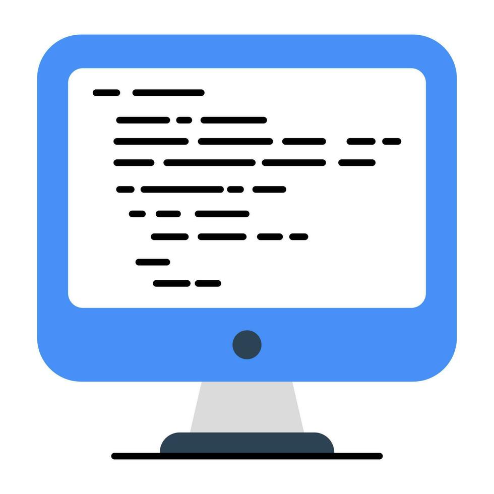 único diseño icono de fuente código vector