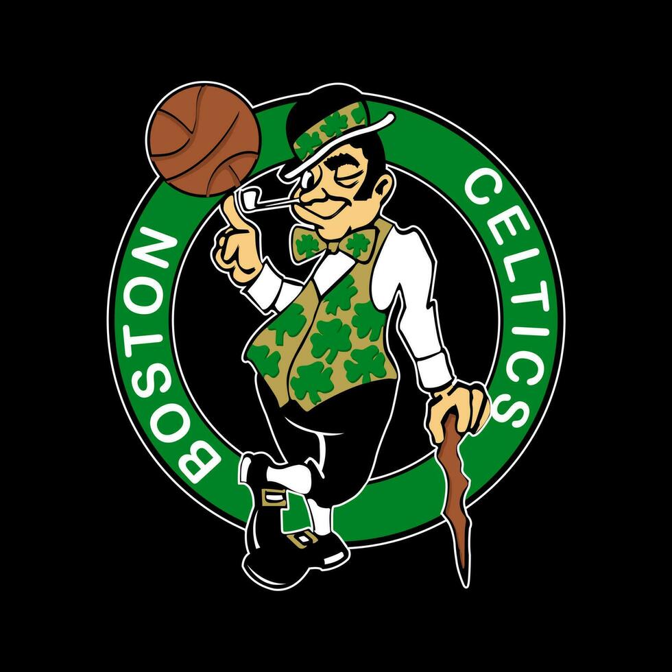 vector logo basketball nba celtics