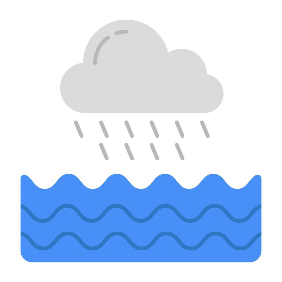 Rainfall icon in perfect design vector