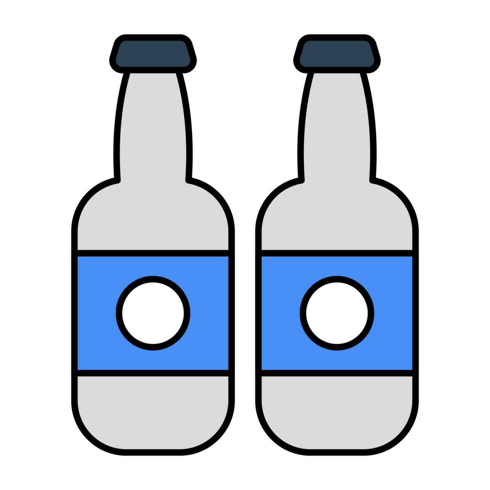 moderno diseño icono de whisky vector