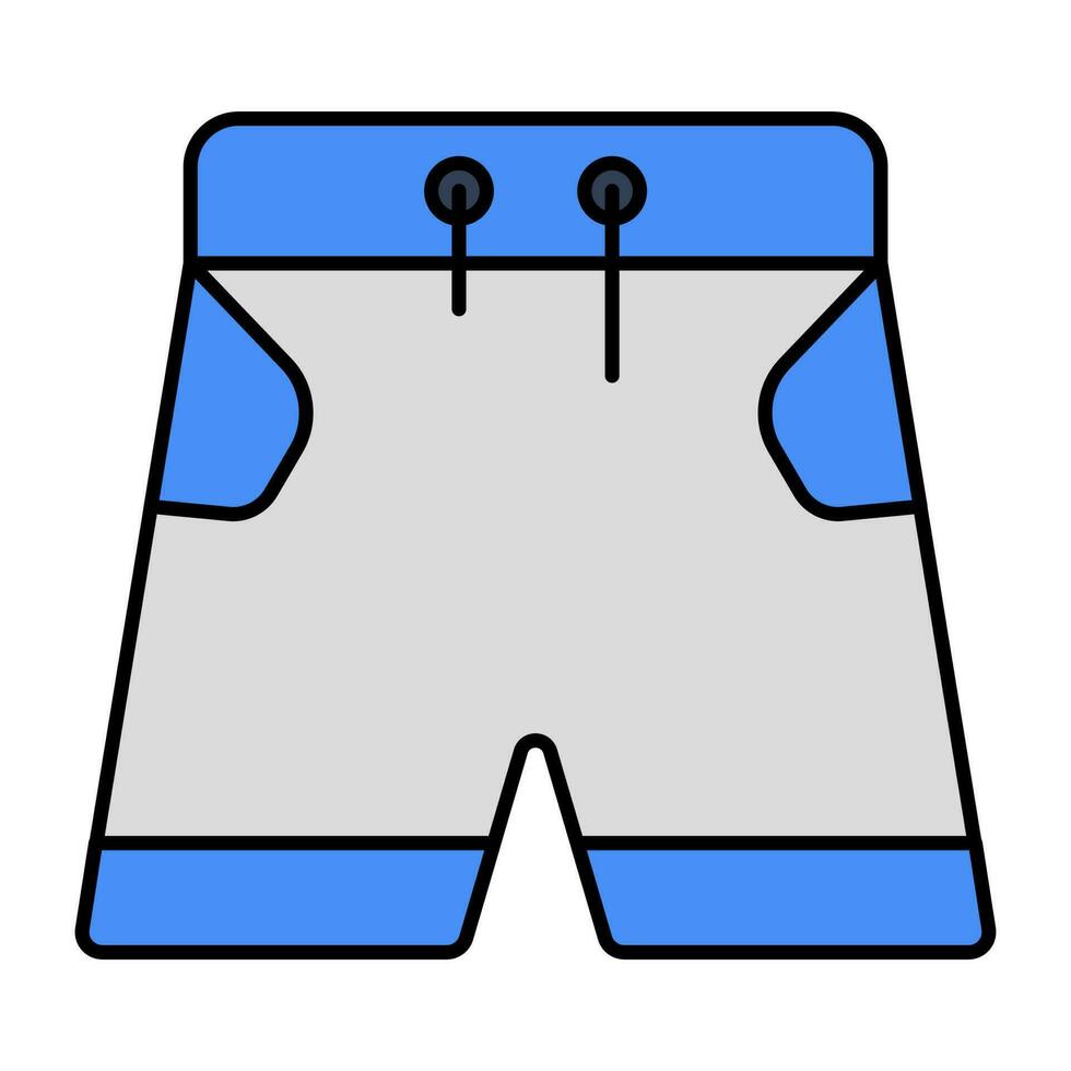 Trendy vector design of men's short