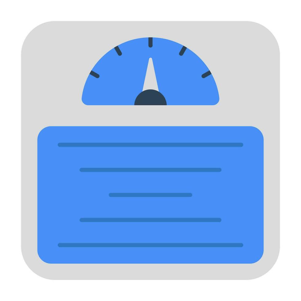 An icon design of weight scale vector