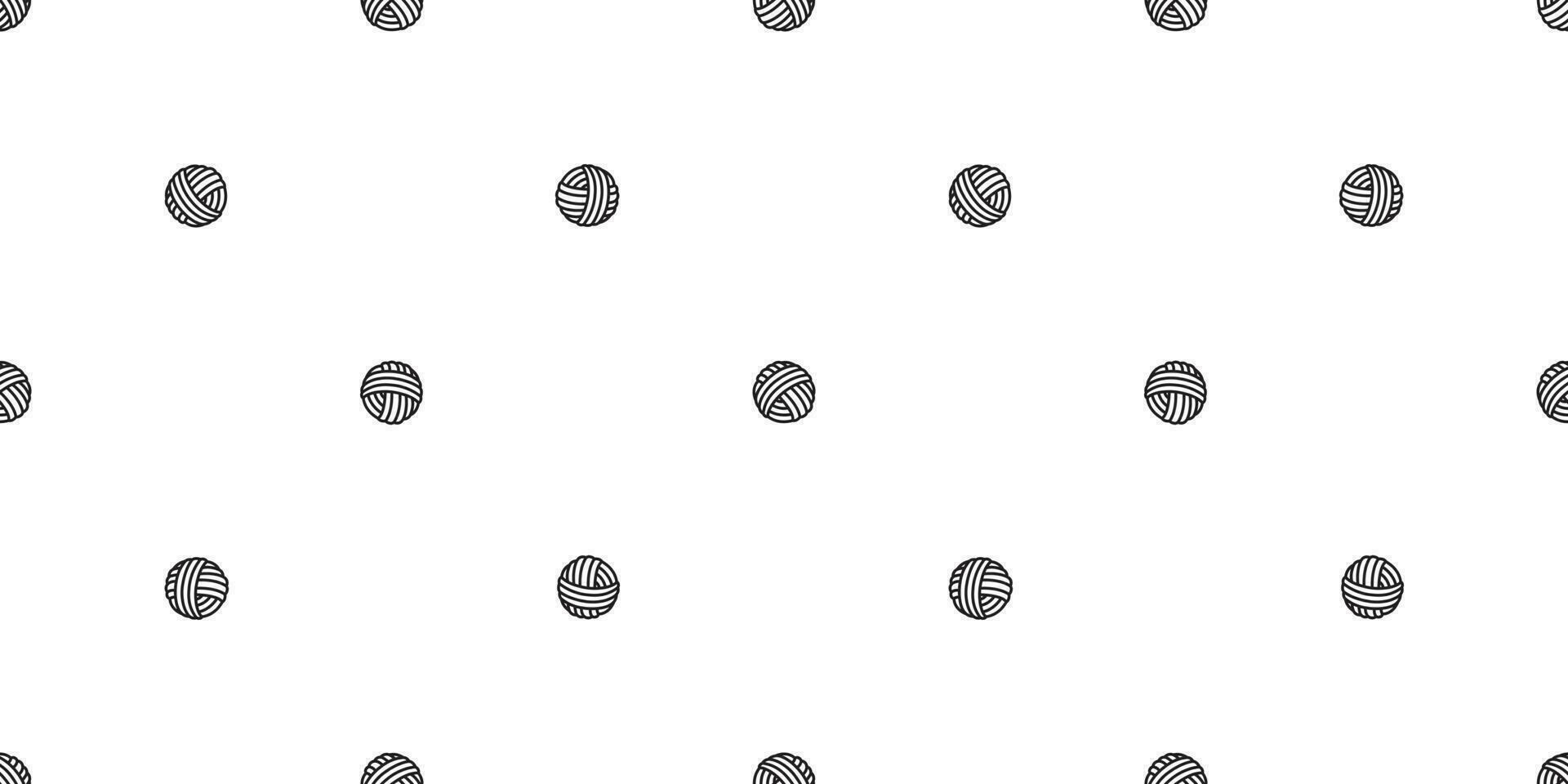 yarn ball seamless pattern vector balls of yarn knitting needles background wallpaper isolated