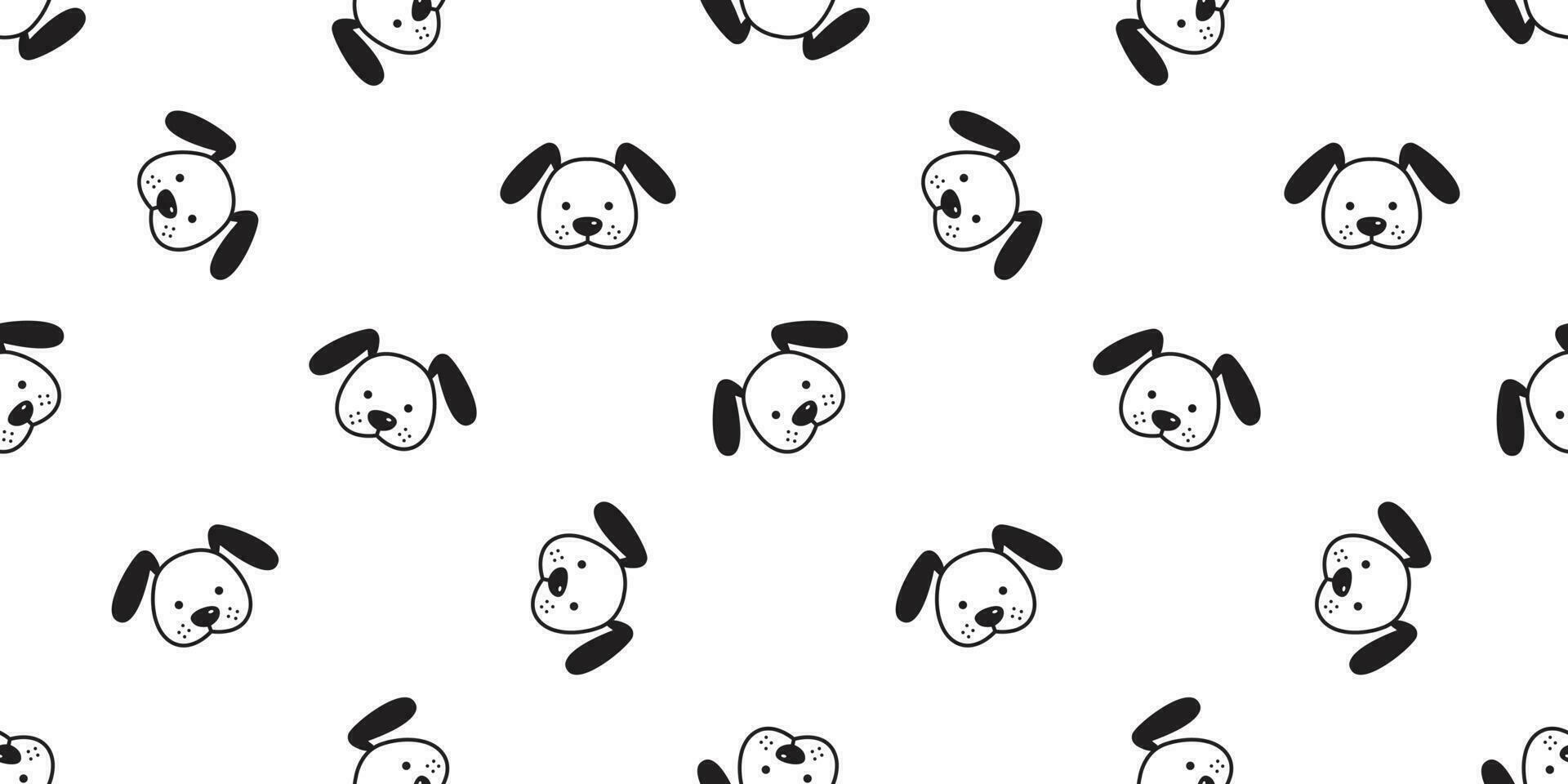 bear seamless pattern panda vector polar bear teddy scarf isolated tile background cartoon repeat wallpaper doodle illustration white