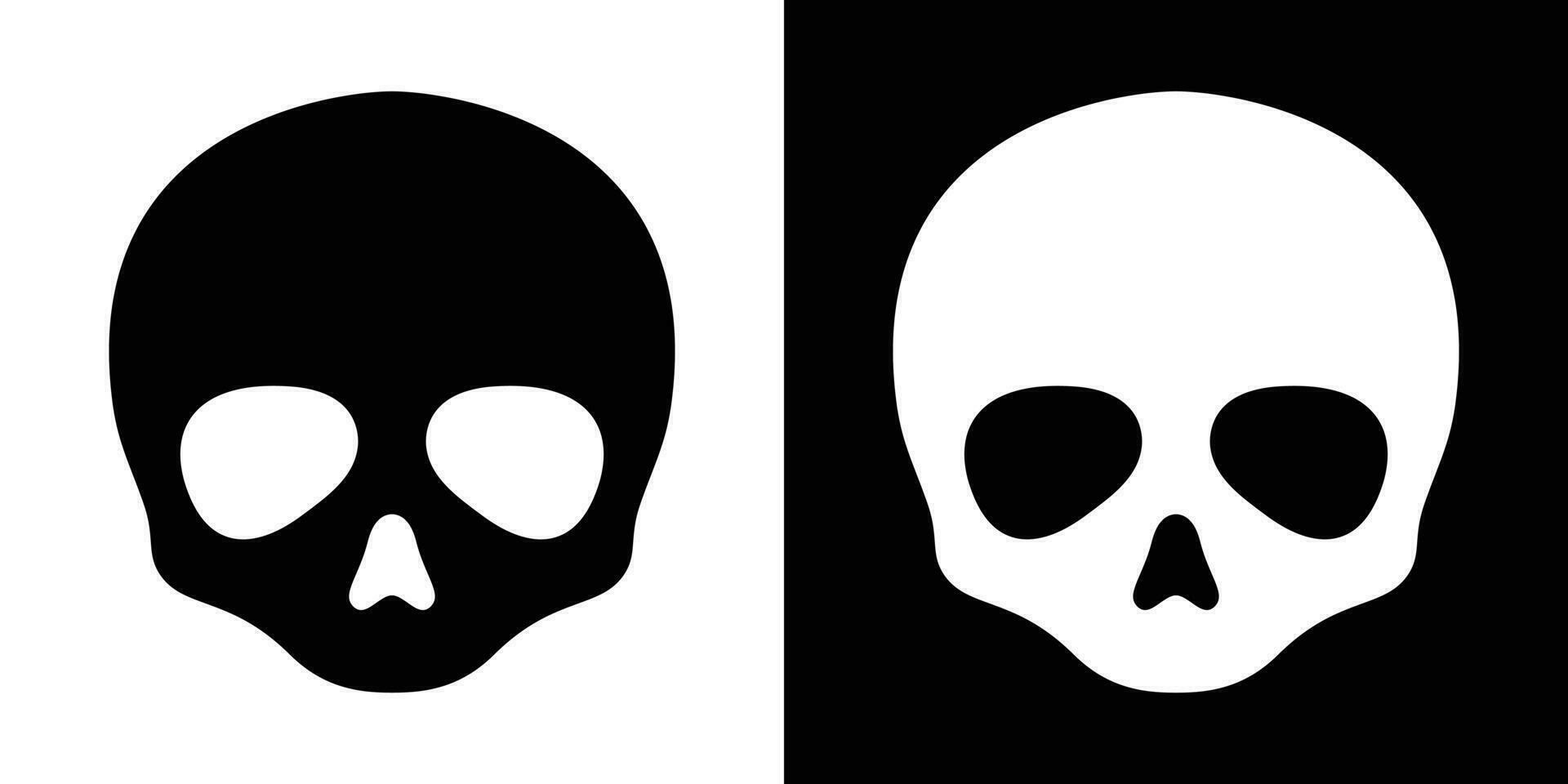 cráneo vector crossbone Víspera de Todos los Santos icono pirata fantasma logo gráfico símbolo ilustración
