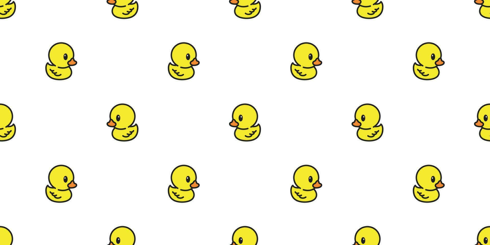 duck seamless pattern vector rubber ducky icon logo cartoon illustration bird farm repeat wallpaper tile background gift wrap yellow