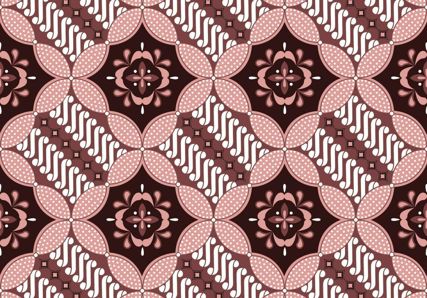 Batik Indonesian is a technique of wax-resist dyeing applied to whole cloth, or cloth made using this technique originated from Indonesia. Batik is made either by drawing dots and lines vector