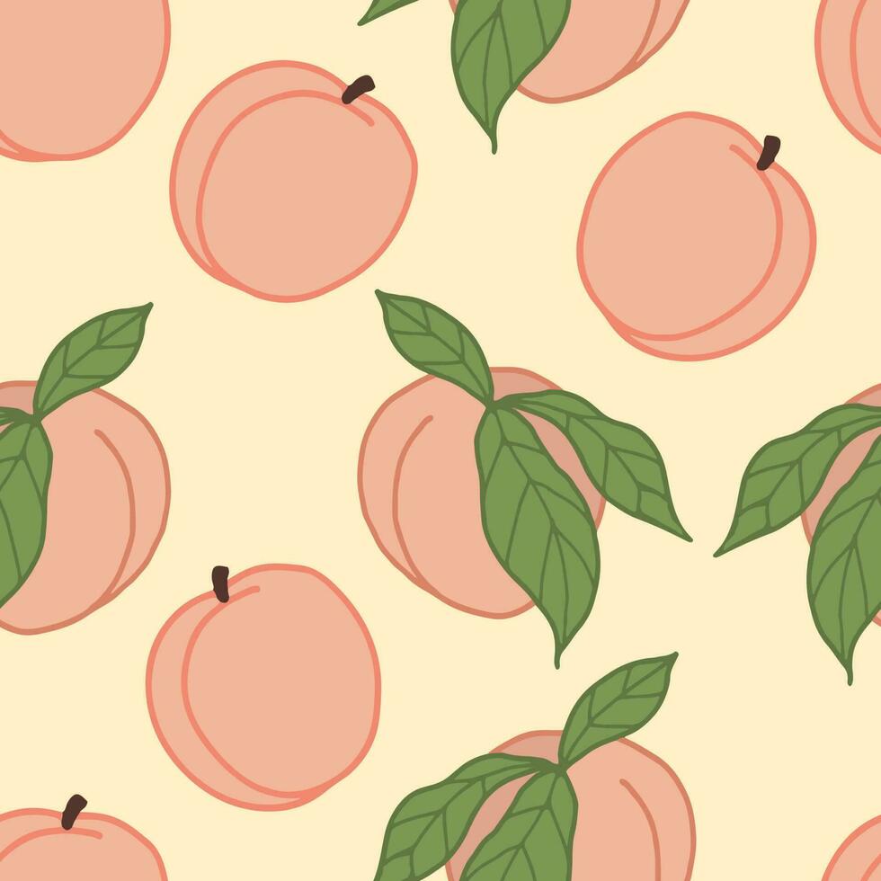 Trendy Fruit seamless patterns. Cool abstract and plump design. For fashion fabrics, kids clothes, home decor, quilting, T-shirts, cards and templates, scrapbook and other digital needs vector