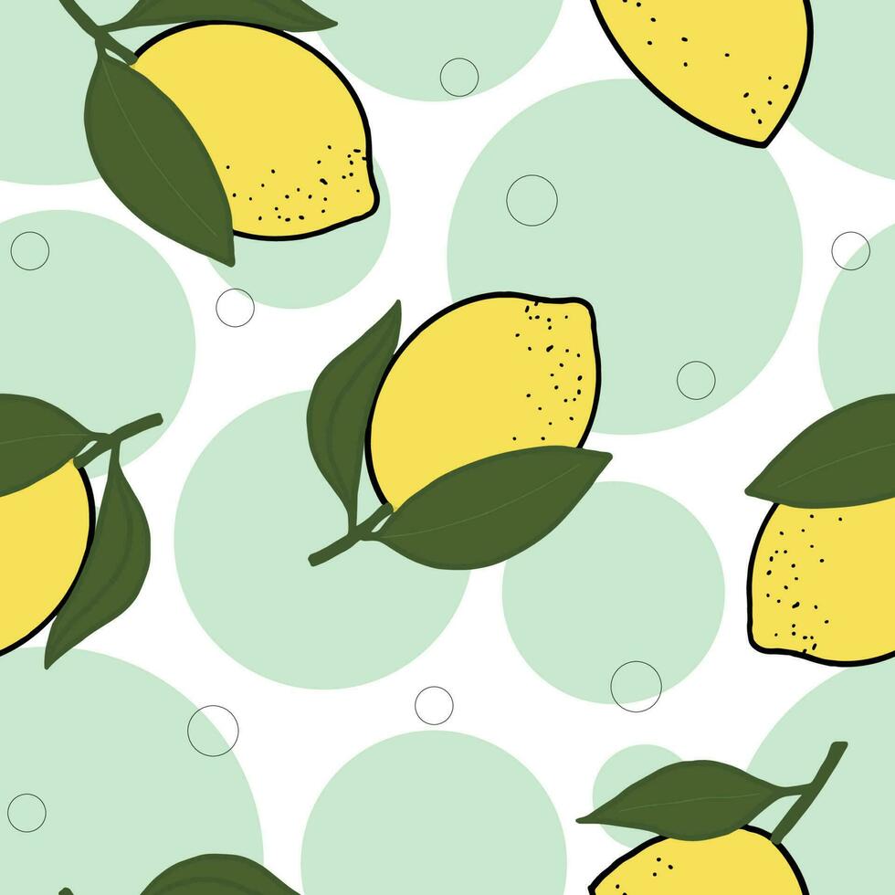 Lemon seamless patterns. Cool abstract and yellow design object . For fashion fabrics, kids clothes, home decor, quilting, T-shirts, cards and templates, scrapbook and other digital needs vector