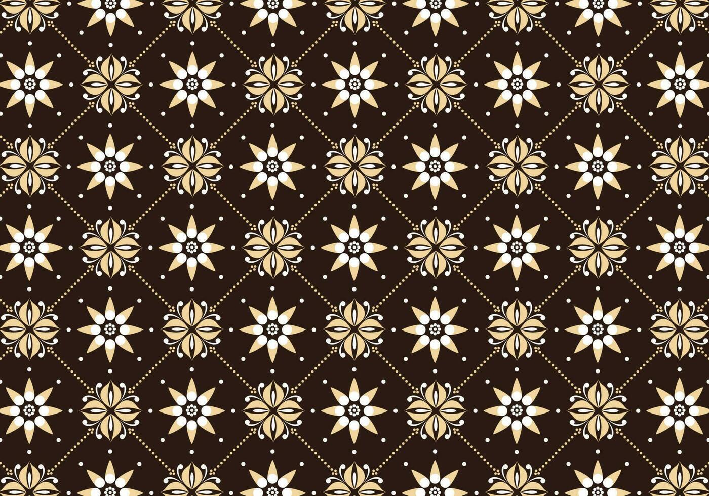 Batik Pattern Indonesian is a technique of wax-resist dyeing applied to whole cloth, or cloth made using this technique originated from Indonesia. Batik is made either by drawing dots and lines vector