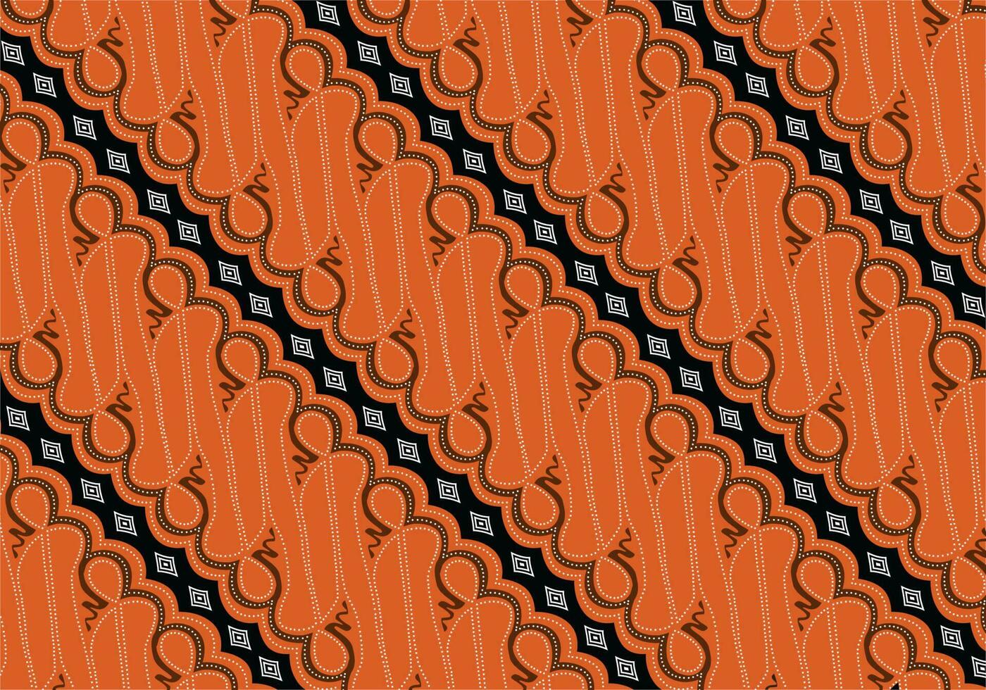 Batik Indonesian is a technique of wax-resist dyeing applied to whole cloth, or cloth made using this technique originated from Indonesia. Batik is made either by drawing dots and lines vector