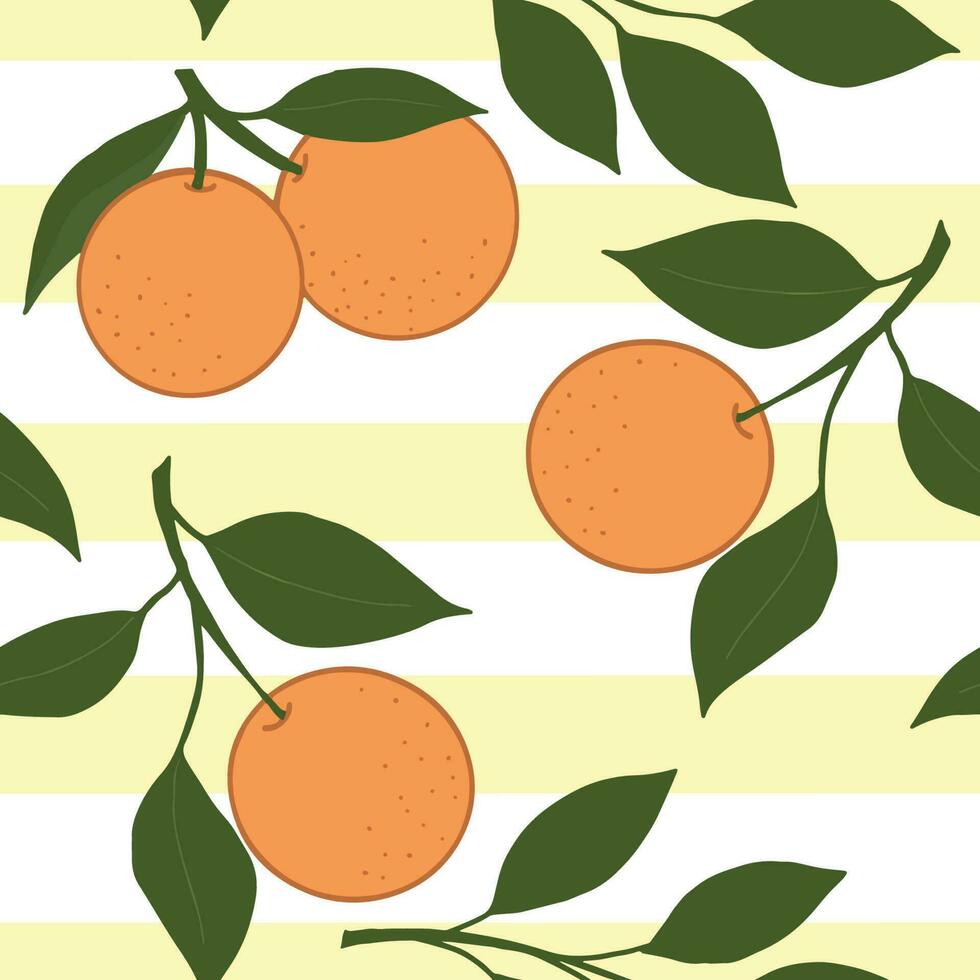 Orange seamless patterns. Cool abstract and fruit design concept. For fashion fabrics, kids clothes, home decor, quilting, T-shirts, cards and templates, scrapbook and other digital needs vector